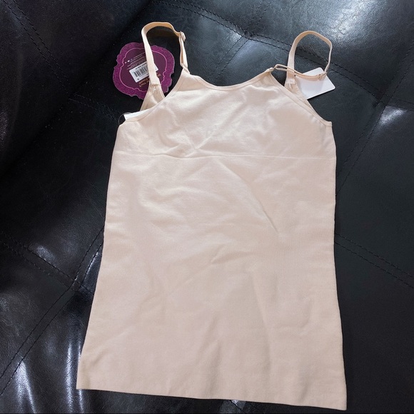 NEW Larry Levine shapewear small nude tank top - Picture 7 of 8